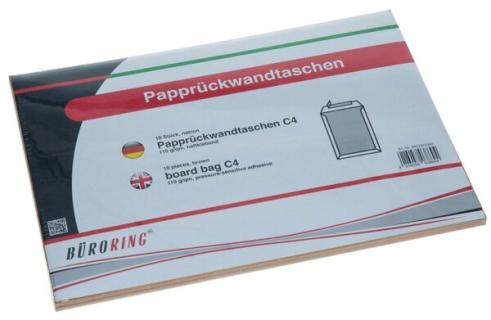 Versandtasche, C4, Papprückwand, Haftklebung, Natron, 110g