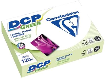 DCP green Kopierpapier, A4, weiß, 120g, 250 Blatt, Recycling,