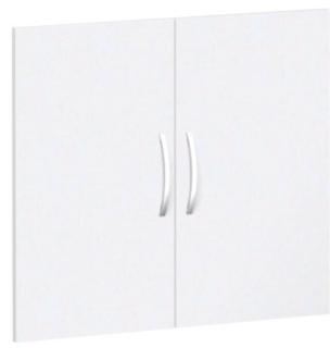 Flügeltürensatz 2 OH weiß für Regalbreite 80 cm, Flex