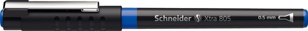 Tintenkugelschreiber XTRA 805 0,5mm, Röhrchenspitze, blau