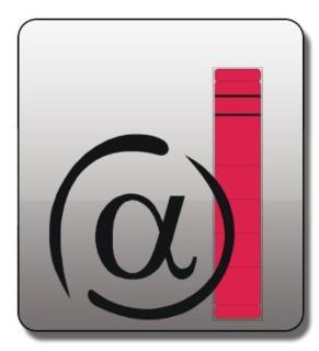 Rückenschild kurz/schmal selbstklebend, Farbe rot