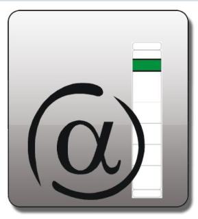 Rückenschild kurz/schmal selbstklebend, Farbe weiß