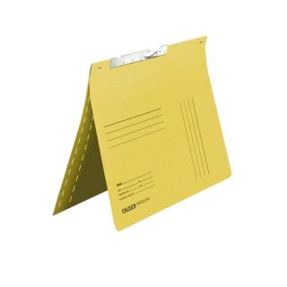 Pendelhefter, kaufmännische Heftung, mit Schlitzstanzung, gelb,