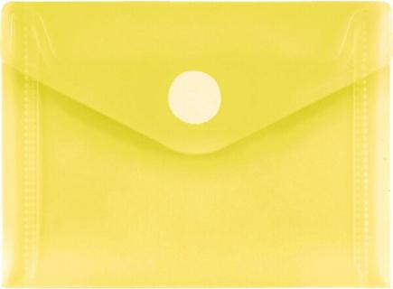 PP-Umschlag A7quer gelb transparent