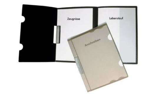 dataplus Bewerbungsmappe Clip L, DI N A4, anthrazit (5227659)