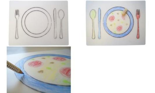 dataplus Tischset Besteck, 2-teil ig, transparent (5227686)