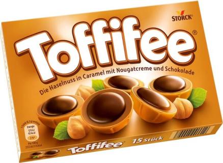Toffifee, 15er Pack, 125 g Haselnuss in Caramel mit Nougatcreme