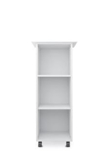 Caddy, H1170xB500xT450 weiß 4 Rollen davon 2 feststellbar, Flex