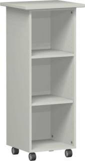Caddy, H1170xB500xT450 Lichtgrau 4 Rollen davon 2 feststellbar, Flex