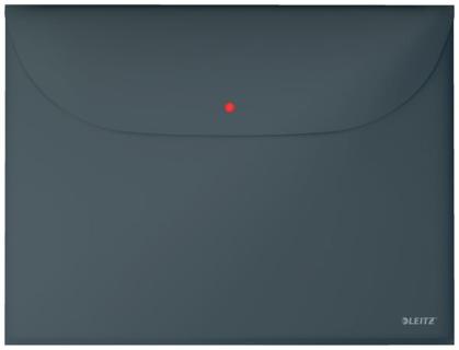 Dokumentenhülle Cosy, 2 Taschen, grau A4