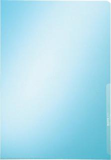 Sichthülle A4 PVC 0,15mm blau Kantenschweißnaht