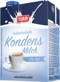Kondensmilch, 4 % Fett, 340 g, teilentrahmt, eingedickt