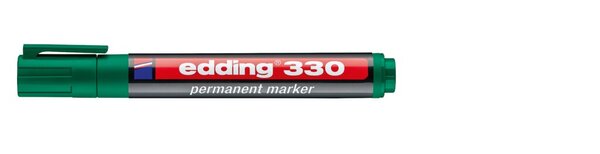 Permanentmarker Keilspitze 1,5-5mm grün