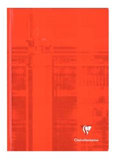 Kladde mit starkem Deckel A4 liniert 96 Blatt Einband aus 490g/qm Karton