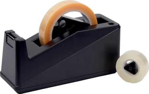 Tischabroller f 66/33m bis 25mm standfeste Ausfertigung schwarz