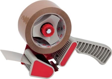 Handabroller für 66m x 50mm mit Metallmesser