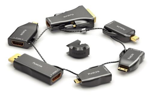 Adapterring, miniDP/DP/USB-C/Mini HDMI/Micro HDMI/DVI - HDMI-A