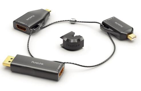 Adapterring, miniDP/DP/USB-C - HDMI-A Auflösung 4K UltraHD 60Hz, Ring