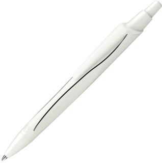 Kugelschreiber Reco weiß/schwarz 