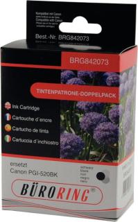 Dual Pack schwarz für Canon iP3600, iP4700, MP540, MP550,MP560