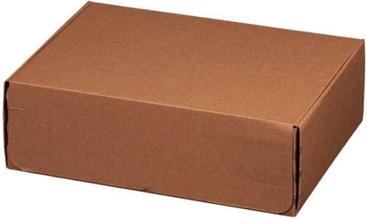 Modulbox braun, portooptimiert als Päckchen, haftklebend, Aufreißfaden