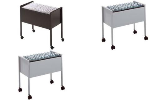 DURABLE Hängemappen-Wagen Economy 80, silber metallic (9309523)