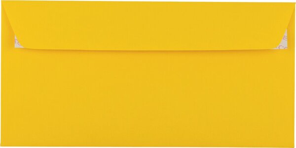 Briefumschlag C5/6 DL HK goldgelb 100g 229x114mm