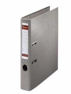 Ordner A4, No.1, 5,2cm,o.Kantenschutz, grau, Folienkaschiert, Griffloch,