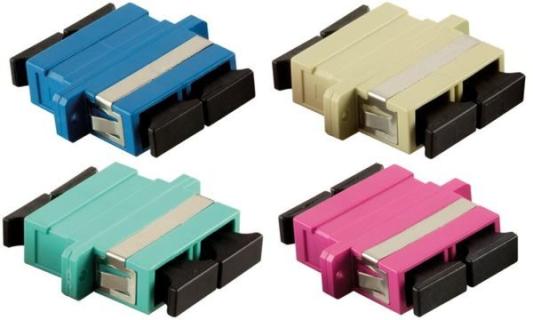 LogiLink LWL Kupplung, 2 x SC-Duple x, Multimode, violett (11115526)