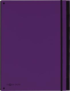 Pultordner 7 Fächer, lila 