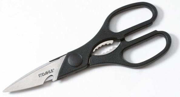 Dahle Papierschere 21cm, schwarzer ergonomischer Kunststoffgriff