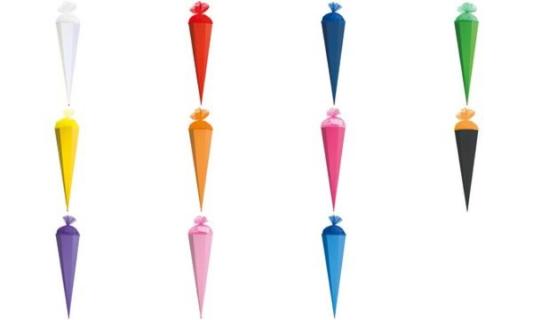 ROTH Bastelschultüte mit Verschluss , 850 mm, orange (57500889)