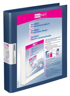 Präsentationsringbuch Velodur A4 2-Ring 25mm Ringdurchmesser blau
