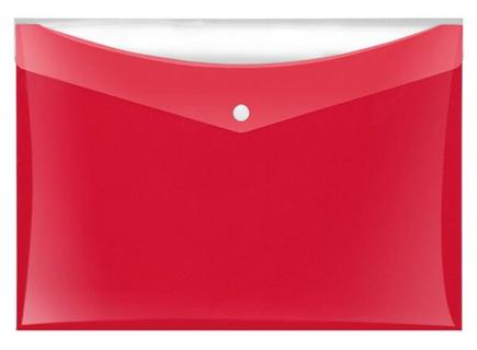 Sammeltaschen DIN A4 rot mit zusätzlicher Tasche