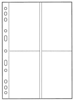 Fotohuellen 9X13hoch, 5er Pack 