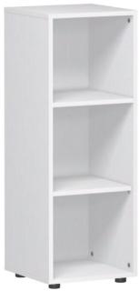 Regal 3 OH mit Standfüßen 400x400x752 weiß, Flex