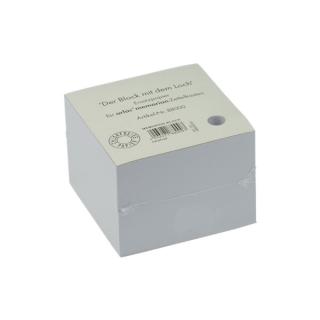 Notizzettel 100x100mm m.Loch 600Bl für memorion Zettelboxk