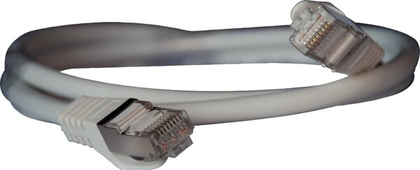 Patchkabel CAT 6A S/FTP, 1m, weiß 