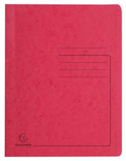 Schnellhefter Colorspan 355g, A4, rot mit Beschriftungsfeld, für 350 Blatt