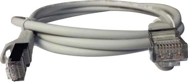 Patchkabel CAT 6A S/FTP, 1,5m, grau 