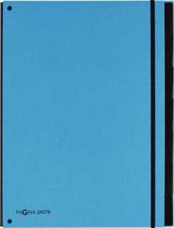 Pultordner 7 Fächer, hellblau 
