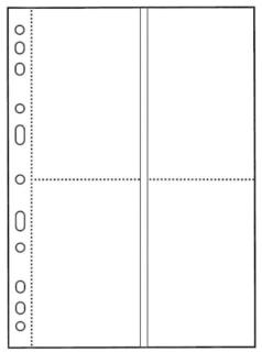 Fotohuellen 10X15hoch,5er Pack 