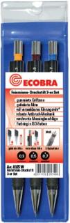 Ecobra Druckbleistift-Set mit 3 Stiften in 0,3/0,5/0,7 mm
