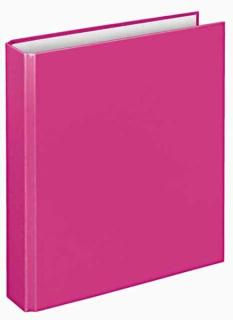 Schulordner A5 PP pink 2-R-Combi 25 mm
