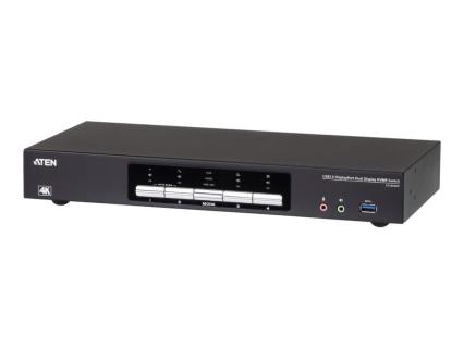ATEN KVM Switch 4P USB 3.0 DisplayPort Dual View K