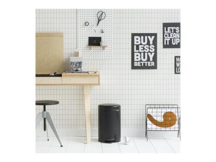 BRABANTIA Treteimer Newicon 12,0 L schwarz matt