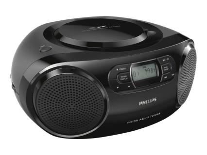 PHILIPS AZB500 CD-Radio DAB+, UKW AUX, CD Schwarz