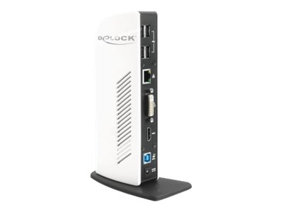 DeLOCK Portreplikator USB3.0 mit GLAN + HDMI + DVI
