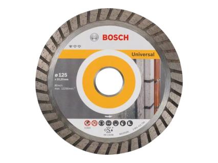 BOSCH Diamanttrennscheibe Professional for Universal Turbo, 125 x 22,23 x 2 x 1