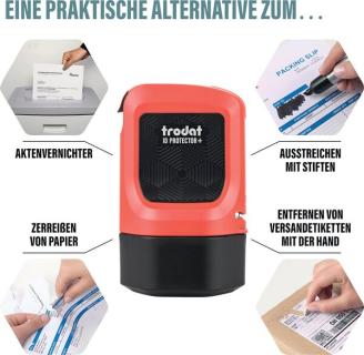 trodat Datenschutz-Rollstempel ID Protector+ selbstfärbend schwarz